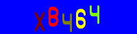 Blue Captcha Image