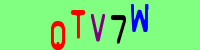 Blue Captcha Image