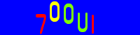 Blue Captcha Image