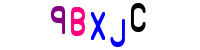 Blue Captcha Image