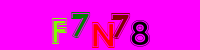 Blue Captcha Image