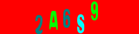 Blue Captcha Image