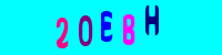 Blue Captcha Image