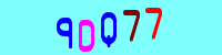 Blue Captcha Image