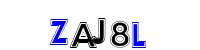 Blue Captcha Image