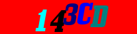 Blue Captcha Image