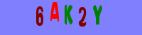 Blue Captcha Image