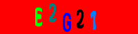 Blue Captcha Image