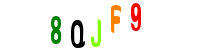 Blue Captcha Image