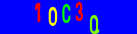 Blue Captcha Image