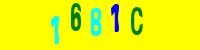 Blue Captcha Image