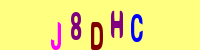 Blue Captcha Image