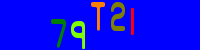 Blue Captcha Image