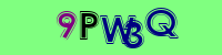 Blue Captcha Image