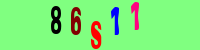 Blue Captcha Image