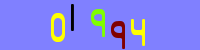 Blue Captcha Image