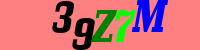 Blue Captcha Image