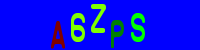Blue Captcha Image