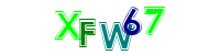 Blue Captcha Image