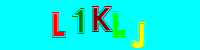 Blue Captcha Image