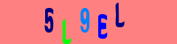 Blue Captcha Image