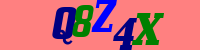 Blue Captcha Image