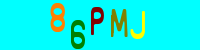 Blue Captcha Image