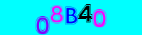 Blue Captcha Image