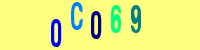 Blue Captcha Image