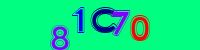 Blue Captcha Image