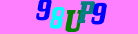 Blue Captcha Image