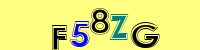 Blue Captcha Image