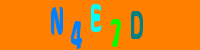 Blue Captcha Image