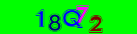 Blue Captcha Image