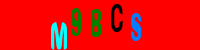Blue Captcha Image