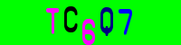 Blue Captcha Image