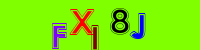 Blue Captcha Image