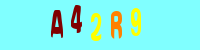 Blue Captcha Image