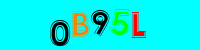 Blue Captcha Image