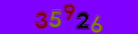 Blue Captcha Image