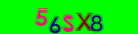 Blue Captcha Image