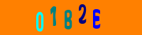 Blue Captcha Image