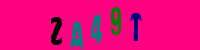 Blue Captcha Image