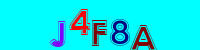 Blue Captcha Image