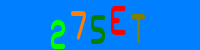 Blue Captcha Image