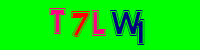 Blue Captcha Image