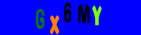 Blue Captcha Image