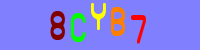 Blue Captcha Image