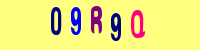 Blue Captcha Image