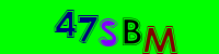 Blue Captcha Image